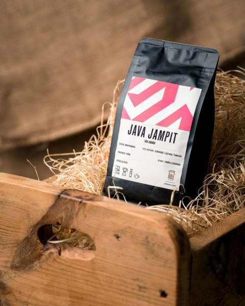 KAWA ZIARNISTA Java Jampit 500G ŚWIEŻO PALONA 100% ARABICA do Biura Pracy