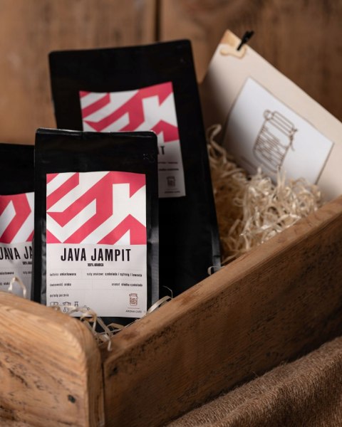 KAWA ZIARNISTA Java Jampit 500G ŚWIEŻO PALONA 100% ARABICA do Biura Pracy