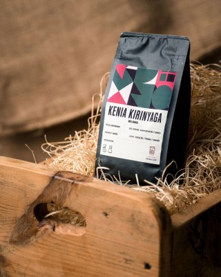 KAWA ZIARNISTA Kenia KIRINYAGA 500G ŚWIEŻO PALONA 100% ARABICA - Aroma Cafe