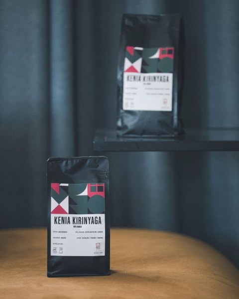 KAWA ZIARNISTA Kenia KIRINYAGA 500G ŚWIEŻO PALONA 100% ARABICA - Aroma Cafe