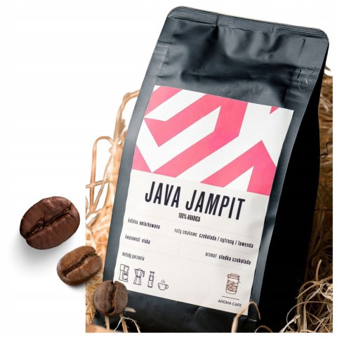 Kawa ZIARNISTA ŚWIEŻO PALONA JAVA Prezent 250g - Palarnia kawy Aroma Cafe