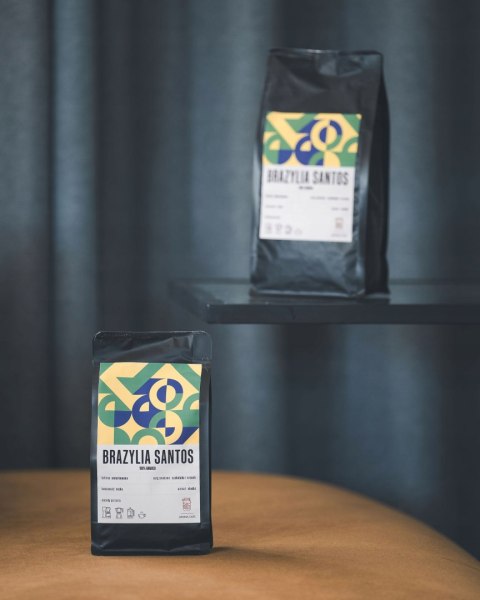 Kawa Ziarnista BRAZYLIA do Ekspresu 100% Arabica 1kg Świeżo Palona Wypalana