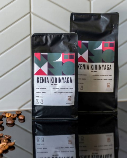 Kawa Ziarnista KENIA do Alternatyw 100% Arabica 1kg Świeżo Palona Wypalana